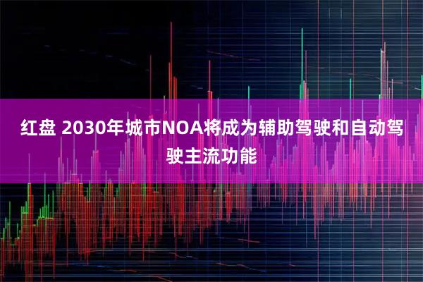 红盘 2030年城市NOA将成为辅助驾驶和自动驾驶主流功能