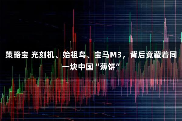 策略宝 光刻机、始祖鸟、宝马M3，背后竟藏着同一块中国“薄饼”